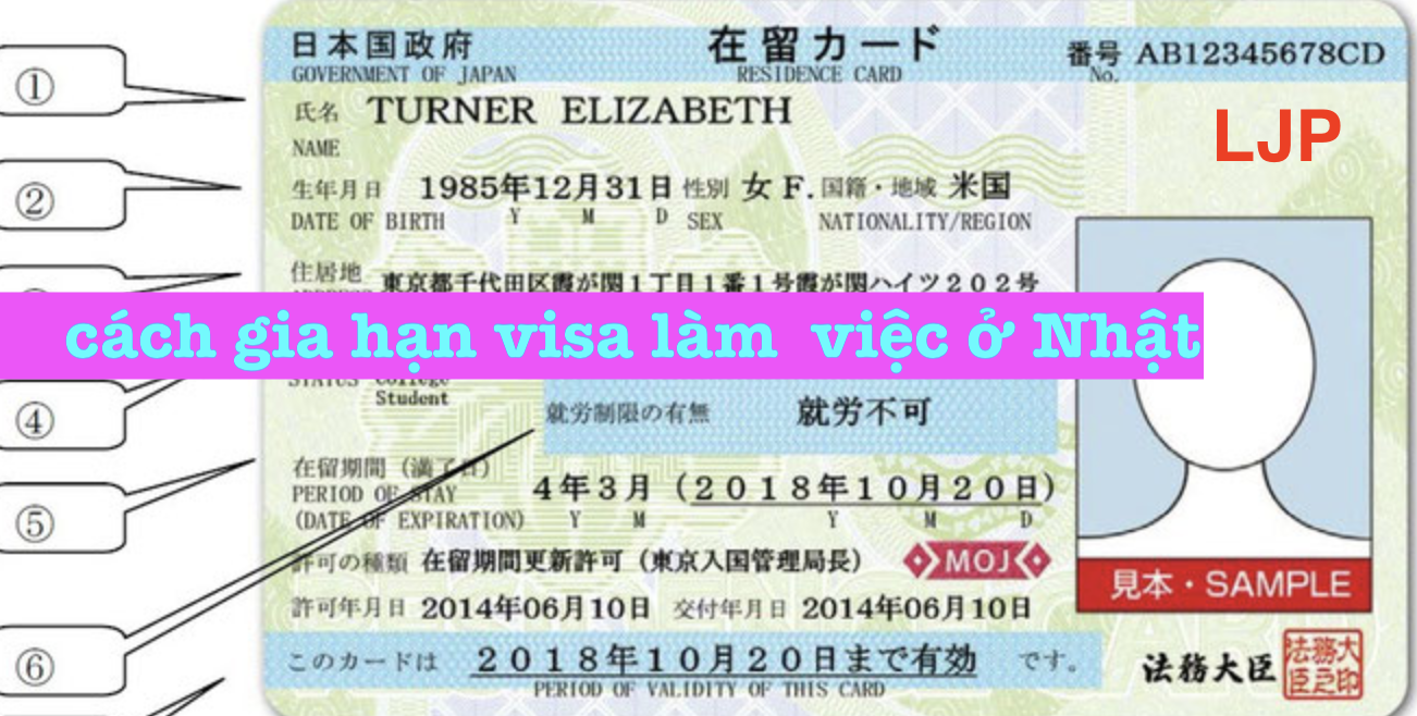 Hướng dẫn cách gia hạn visa làm  việc ở Nhật