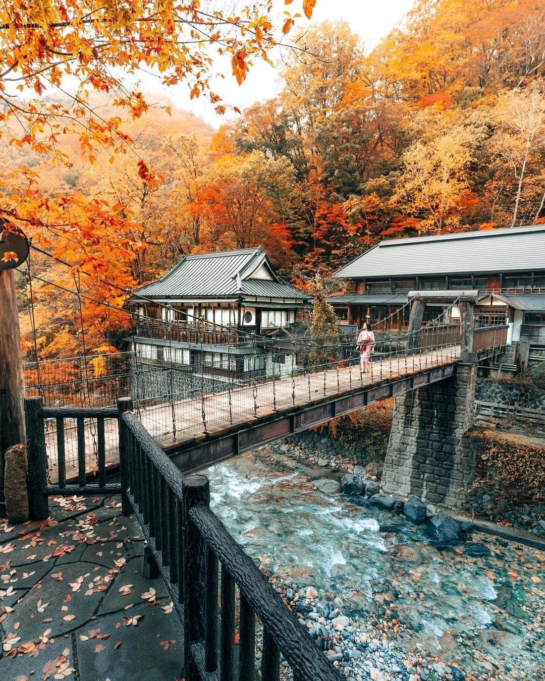 Minakami Onsen – tỉnh Gunma vào mùa thu