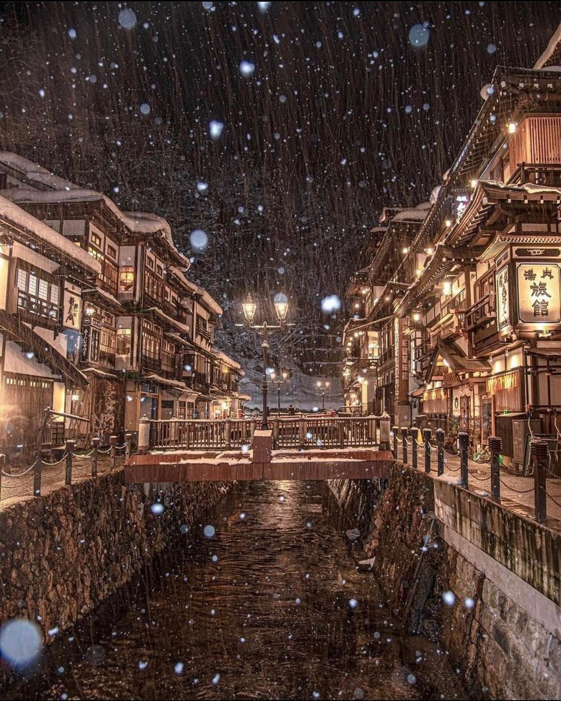 SUỐI NƯỚC NÓNG GINZAN ONSEN TỈNH YAMAGATA